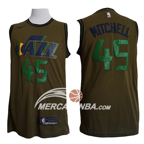 Maglia NBA Jazz Donovan Mitchell Nike Verde
